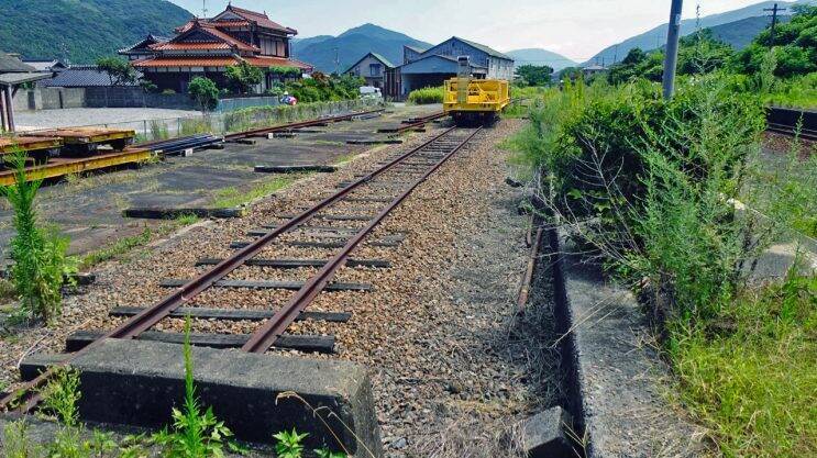 跨線橋から見る風景も良いなぁ【木造駅舎巡礼10】山陰本線10