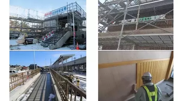 「えちご押上ひすい海岸駅」は3月13日開業、工事の様子をトキ鉄が公開