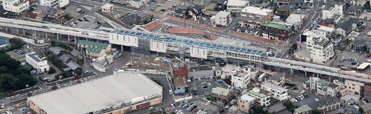 東武、清水公園～梅郷間の高架区間は3月28日使用開始　愛宕駅新駅舎も同日から