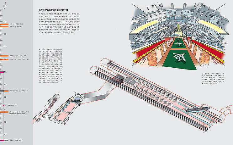 世界の地下鉄発展史や地下構造を貴重写真と精巧イラストで解説する 世界の地下都市 大解剖 立体イラストで巡る 見えない巨大インフラ 発売 21年2月23日 エキサイトニュース