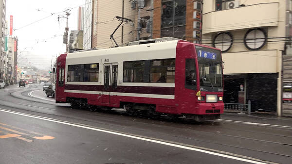Youtube 雪景色の長崎電気軌道の路面電車を撮り鉄してみた 21年3月3日 エキサイトニュース