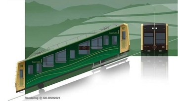 叡山ケーブルの車体デザインがリニューアル、3/20運転スタート