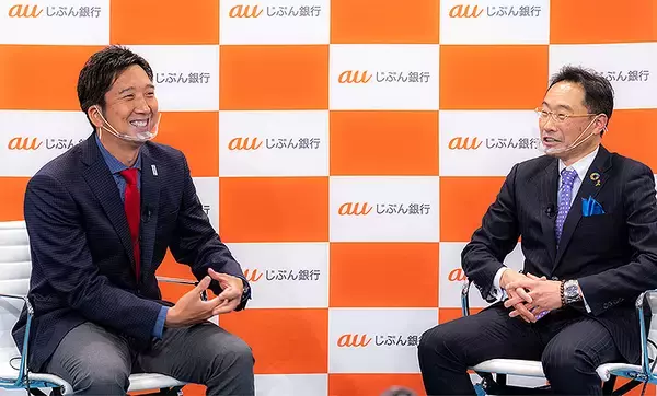 「阪神タイガース特別補佐 藤川球児の野球論＆マネー観、auじぶん銀行 臼井朋貴 社長との対談で資産運用へも興味」の画像