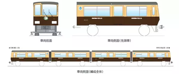 「山口線に「昭和風」ラッピング電車　西武園ゆうえんちグランドオープン直前の5/15から運行」の画像