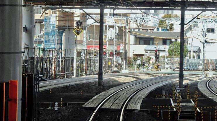 前面展望だけです【駅ぶら04】新宿線60