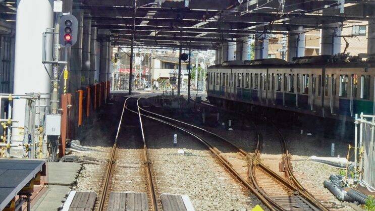 前面展望だけです【駅ぶら04】新宿線60