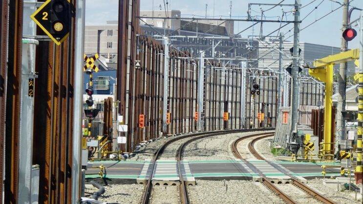 前面展望だけです【駅ぶら04】新宿線60