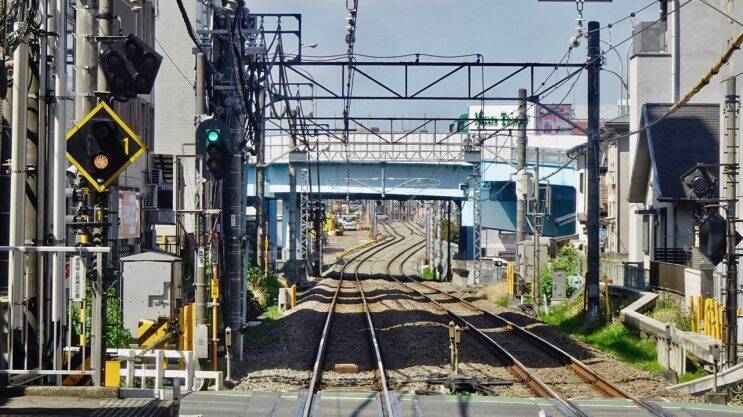 前面展望だけです【駅ぶら04】新宿線60