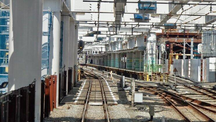 前面展望だけです【駅ぶら04】新宿線60