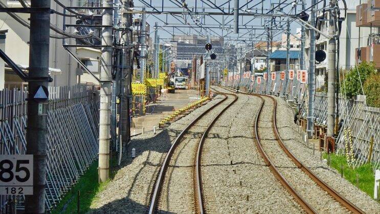 前面展望だけです【駅ぶら04】新宿線60