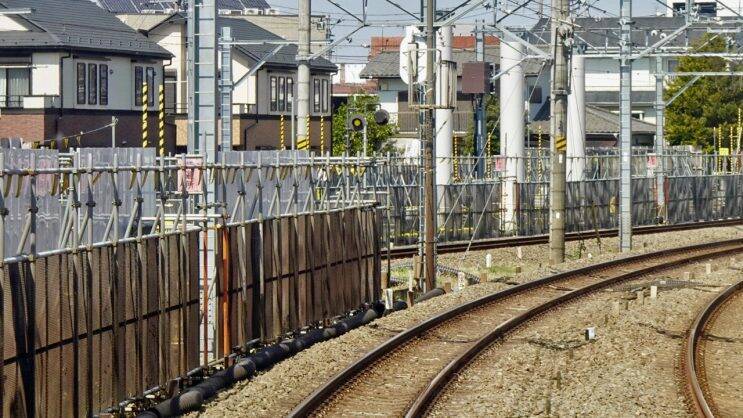 前面展望だけです【駅ぶら04】新宿線60