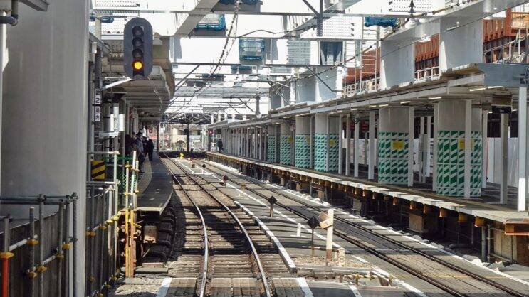 前面展望だけです【駅ぶら04】新宿線60