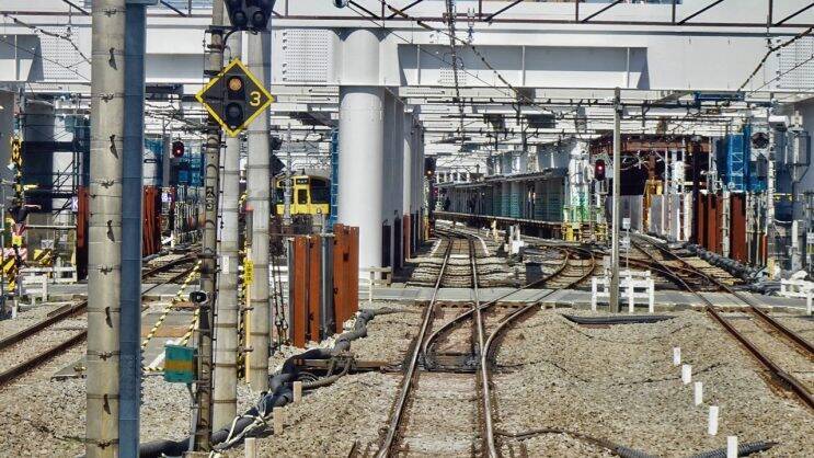 前面展望だけです【駅ぶら04】新宿線60