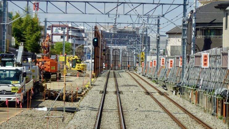 前面展望だけです【駅ぶら04】新宿線60