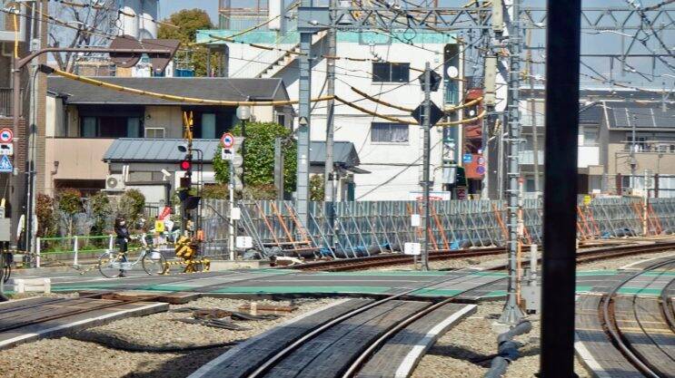 前面展望だけです【駅ぶら04】新宿線60