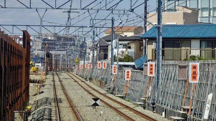 前面展望だけです【駅ぶら04】新宿線60