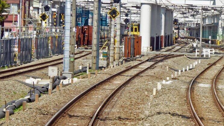 前面展望だけです【駅ぶら04】新宿線60