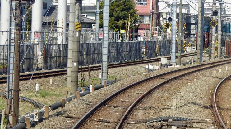 前面展望だけです【駅ぶら04】新宿線60