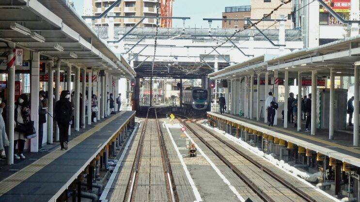 前面展望だけです【駅ぶら04】新宿線60