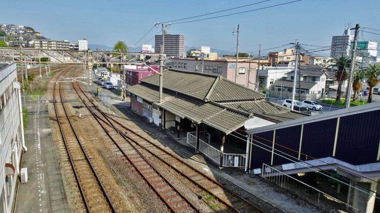 日豊本線で初めての貨物駅です【木造駅舎コレクション】022