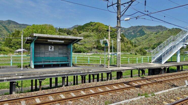 狩生駅舎は半分【木造駅舎コレクション】031