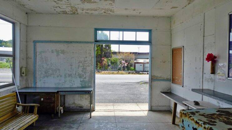 狩生駅舎は半分【木造駅舎コレクション】031