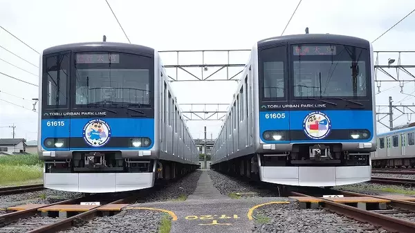 「東武「クレヨンしんちゃんヘッドマーク列車」運行開始、7～8月にはSNSを利用した埼玉応援企画も」の画像