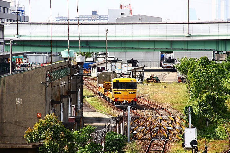 シートレインランドの北側にいるキヤ97系