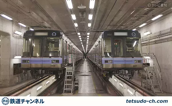 野球場の地下に2層ある車両基地、テレビ愛知 9/4放送番組でも出てくるか