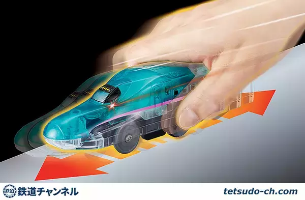 「プラレール史上初！ 電池なし、手転がし30秒でチャージし電動走行「テコロでチャージ」シリーズ 10/21発売」の画像