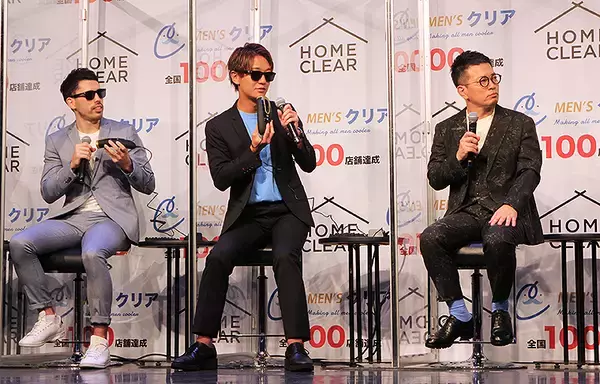 「メンズ脱毛サロン メンズクリア で宮迫博之「ほんまに痛ない」 最新家庭用脱毛器HOMECLEARを試した大倉士門「ぜんぜん痛くない！」」の画像