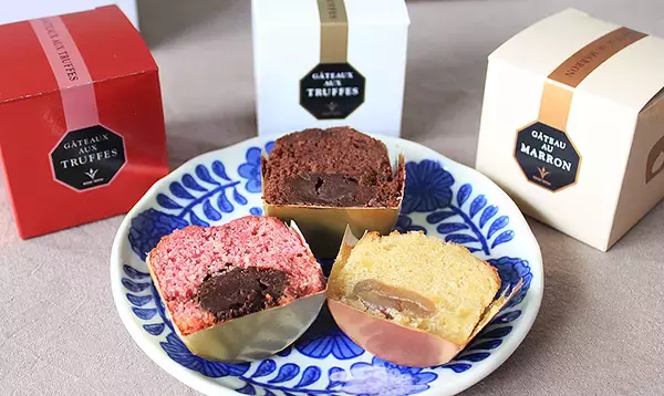 「銀座ブールミッシュの定番トリュフケーキに秋の新作！ 期間限定ベリー味が加わり、自分ごほうびやギフトがいっそうハッピーに！」の画像
