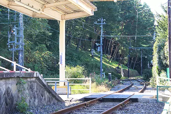 新島々駅にある大正時代の駅舎