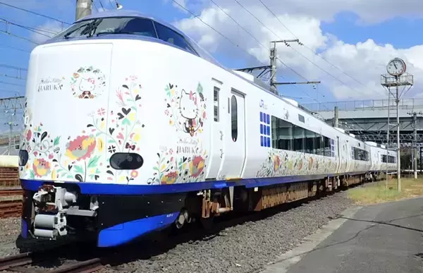 「271系新型ハローキティ はるかで行く車両基地入線 日帰りの旅」発売へ　JR西と日旅の共同企画