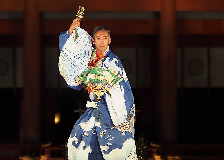 京都 延暦寺 平安神宮から希望と灯りを世界に！ 市川海老蔵 親子3人が華麗に舞う！ 京都平安大使就任記念公演