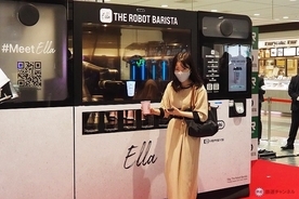 JR東京駅に「ロボバリスタ」登場　本格派・高品質のコーヒーを早朝から待ち時間なしで