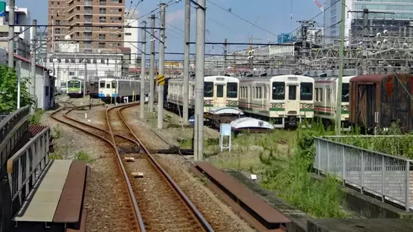 「「試運転」と表示している107系【私鉄に乗ろう 79】上信電鉄再挑戦その14」の画像