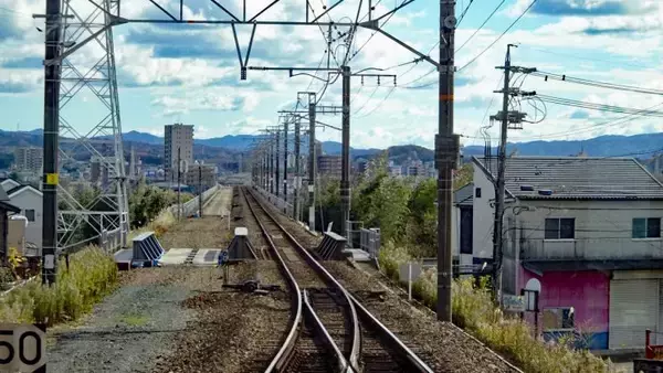 「4線が単線になる【私鉄に乗ろう89】愛知環状鉄道線 その12」の画像