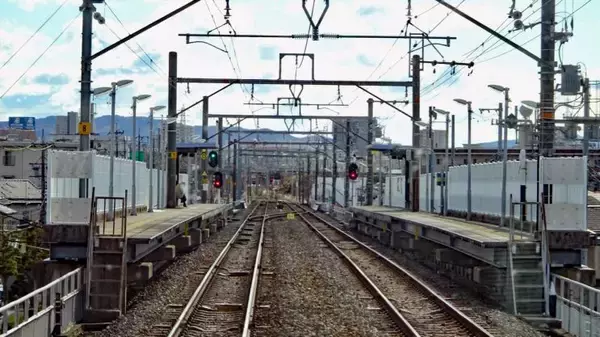 「登り切ると駅【私鉄に乗ろう89】愛知環状鉄道線 その13」の画像