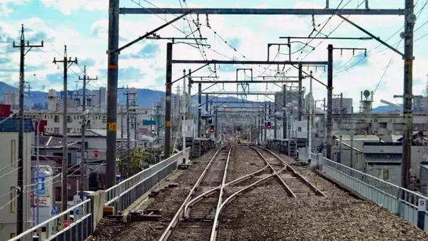 「登り切ると駅【私鉄に乗ろう89】愛知環状鉄道線 その13」の画像