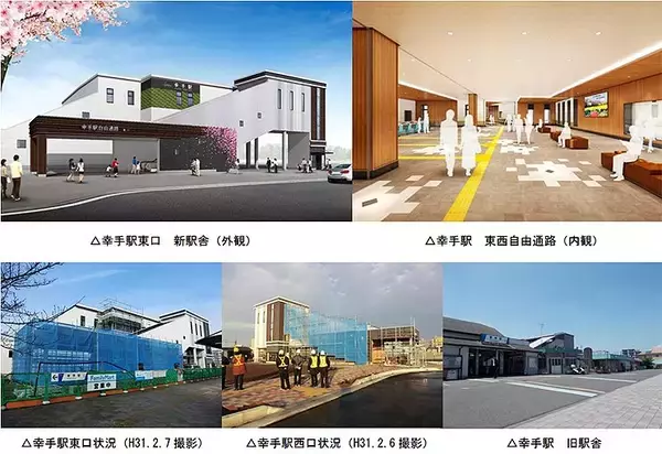 東武鉄道 日光線 幸手駅、新駅舎 3月17日供用開始＿記念きっぷも発売