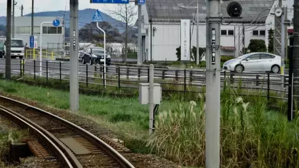 「ホームがS字カーブ【私鉄に乗ろう92】一畑電車 その12」の画像