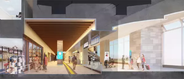 「東京メトロ千代田線 北綾瀬駅がホーム10両化で激変、しょうぶ沼公園直結の新出入口も3/16供用開始」の画像