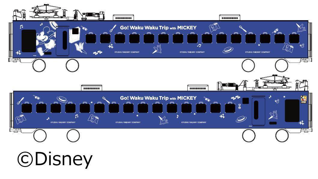 8系ソニックにもミッキーマウス車両が登場 Go Waku Waku Trip With Mickey プロジェクト続報 19年5月22日 エキサイトニュース