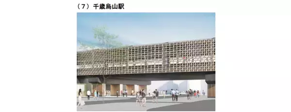 「京王電鉄、高架化する7駅の駅舎外観デザインを決定」の画像