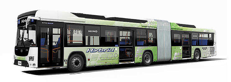 いすゞ日野共同開発 ハイブリッド連節バスの名称や価格が明らかに