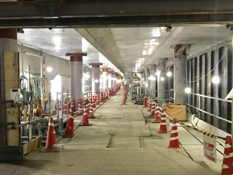 東京メトロ「虎ノ門ヒルズ駅」の建設現場を見学してきました！