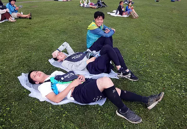 「【SWEET LOVE SHOWER 2019】キュウソ＆サカナ好き女子に、SUPER BEAVER ガチファン＿みんなのハッピーな笑顔」の画像