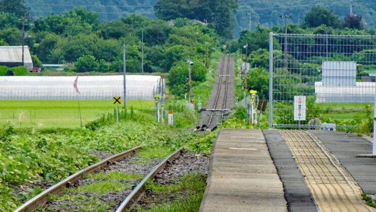 ホームが蒲鉾板の様に反ってる　水郡線全駅18【50代から始めた鉄道趣味】207