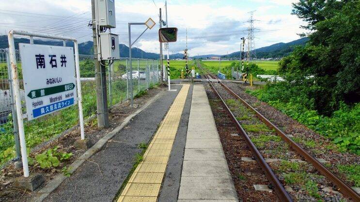 ホームが蒲鉾板の様に反ってる　水郡線全駅18【50代から始めた鉄道趣味】207